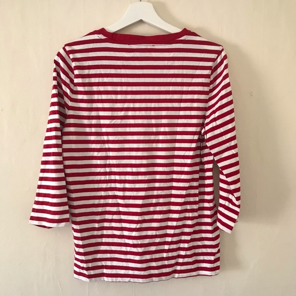 Tommy Hilfiger Red White Heart Logo Tee Medium - Picture 4 of 4